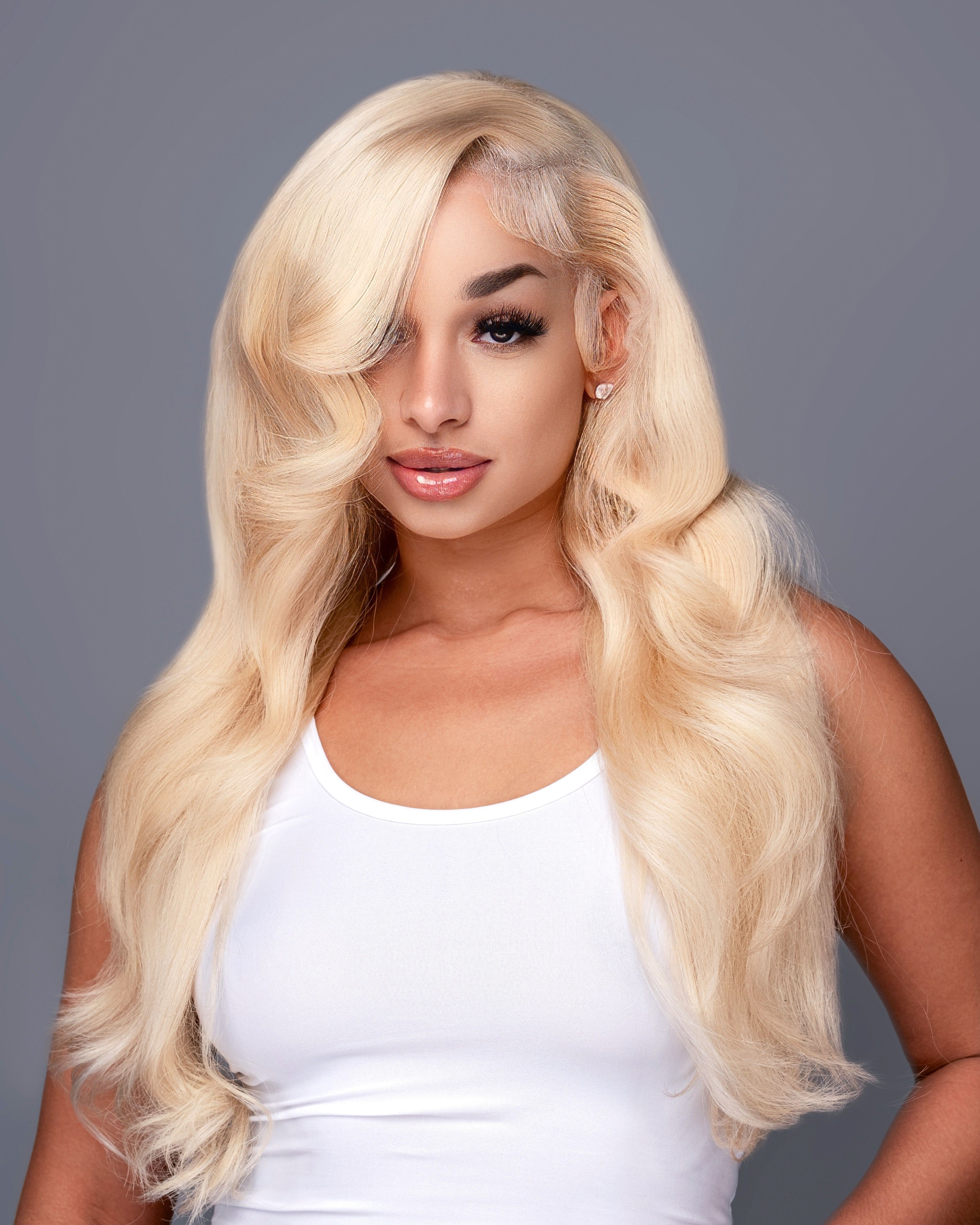 Raw Indian Blonde Wig - BODY WAVE